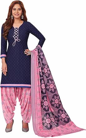 Damen-Salwar-Anzug Aus Baumwolle, Bedruckt & Fertig Genäht – Bequem Für Alltag, Feste & Feiern