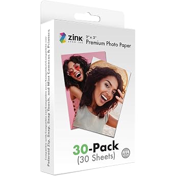 Zink Premium-Fotopapier 51 x 76 cm kompatibel mit Polaroid Snap Snap Touch Zip und Mint-Kameras und Druckern