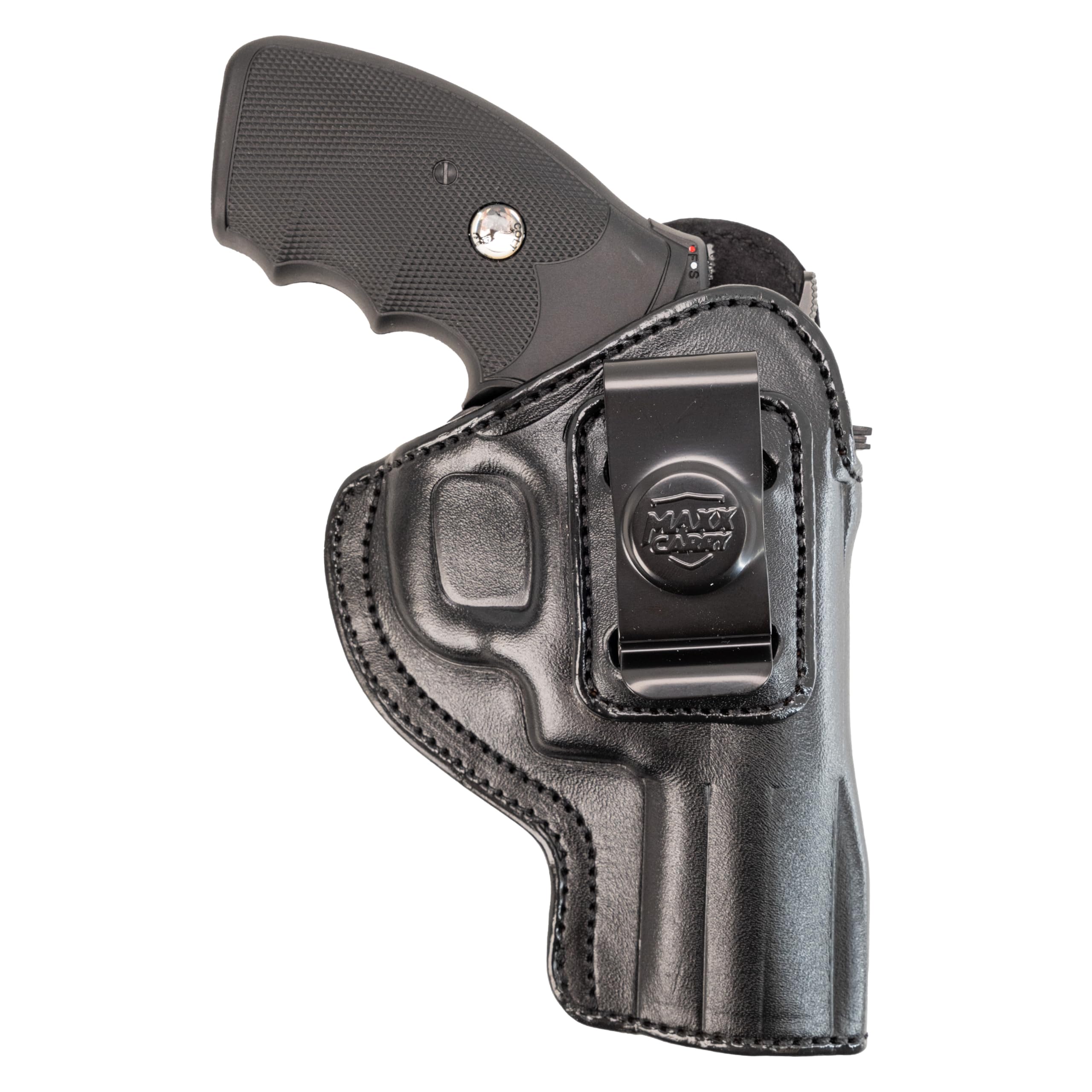 IWB Genuine Leather Gun Holster, Conceal Carry, Fits Most K & L 6 Shot Revolvers in a 2", 3" & 4" Barrel Length .38|357|9|44cal. Ruger SP101, Python, 357 Magnum.