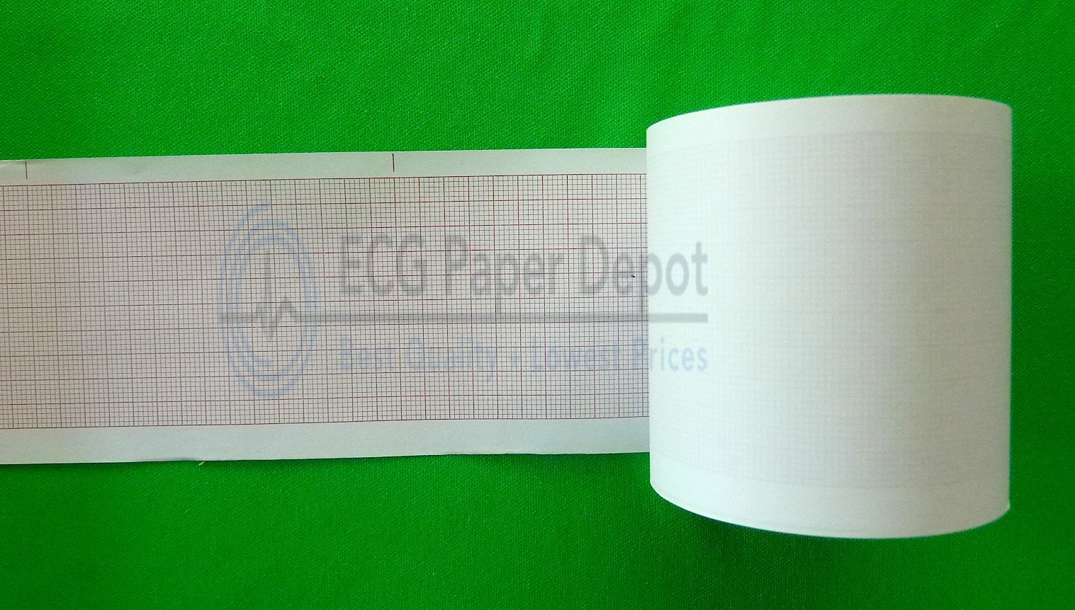 Cardiac Science Compatible 007941 Medical Cardiology Recording Chart Paper, 30 Rolls Per Case, Size 2.47