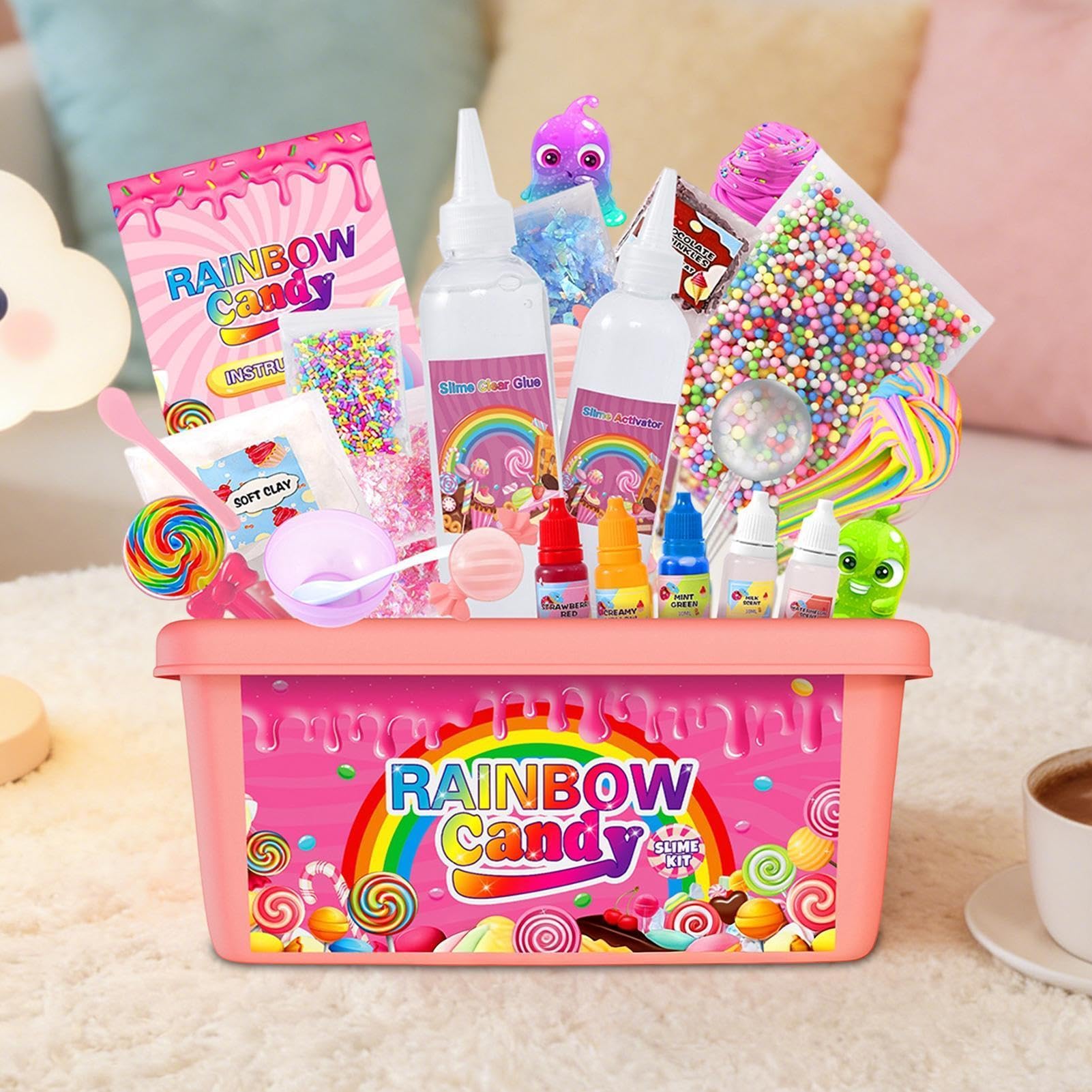 Set De Masa para Jugar | Materiale Escolar Creativo Y Manualidades - Set De Manualidades Y Juego Sensorial,para Casa Colegio Cumpleaños Regalos Rellenos De Calcetines Niños Niñas
