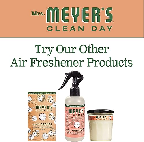 Miniatura 26 de Mrs. Meyer's Clean Day - Ambientador en espray, atomizador sin aerosol infundido con aceites esenciales, albahaca, 8 onzas líquidas