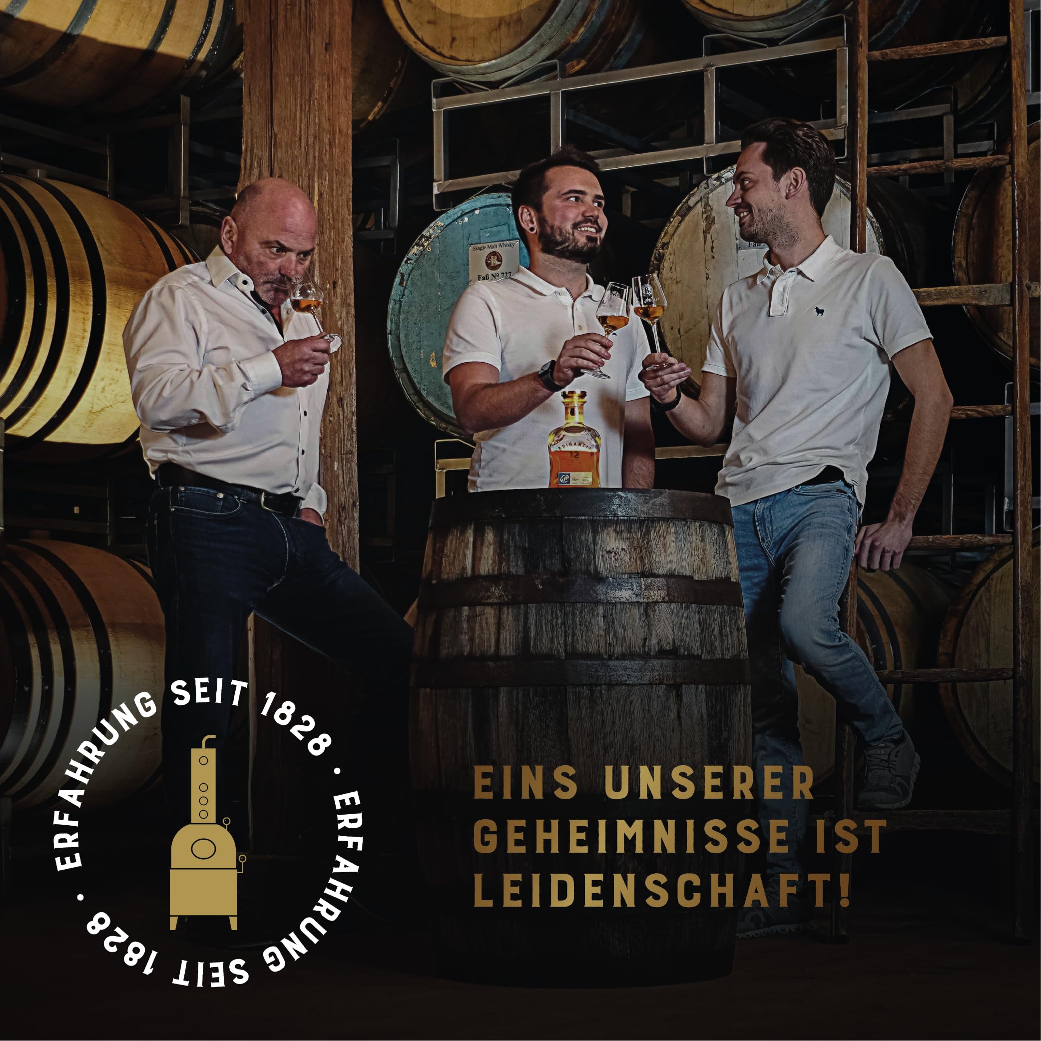 Brigantia Sherry Cask Finish Single Malt Whisky 700ml | Whisky vom Bodensee | Brigantia by Steinhauser