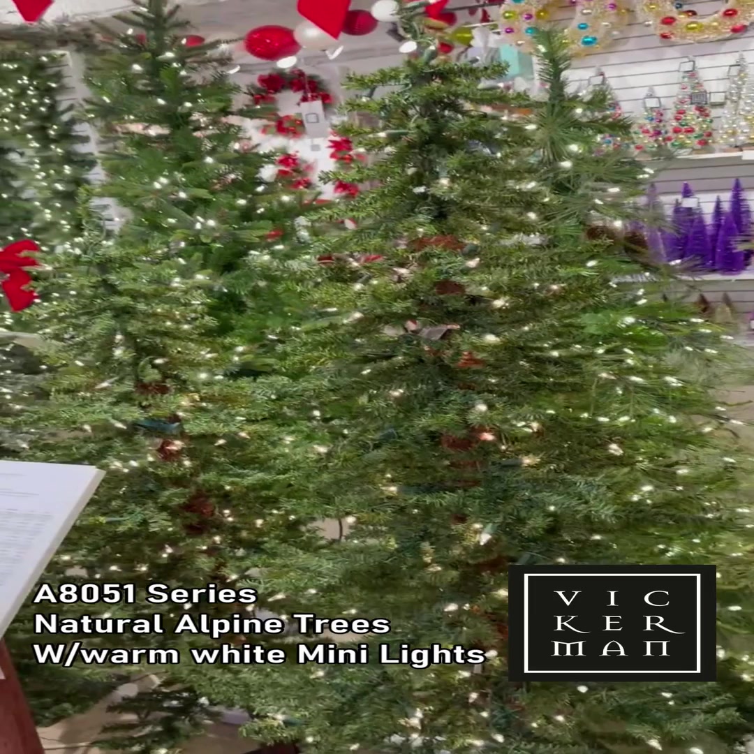Amazon.com: Vickerman 2' 3' 4' Natural Alpine Artificial Christmas