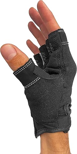 Miniatura 4 de Steel Sweat RUE PRO Black S - Guantes de entrenamiento  Lo mejor para gimnasio, levantamiento de pesas, fitness, entrenamiento y crossfit, hechos