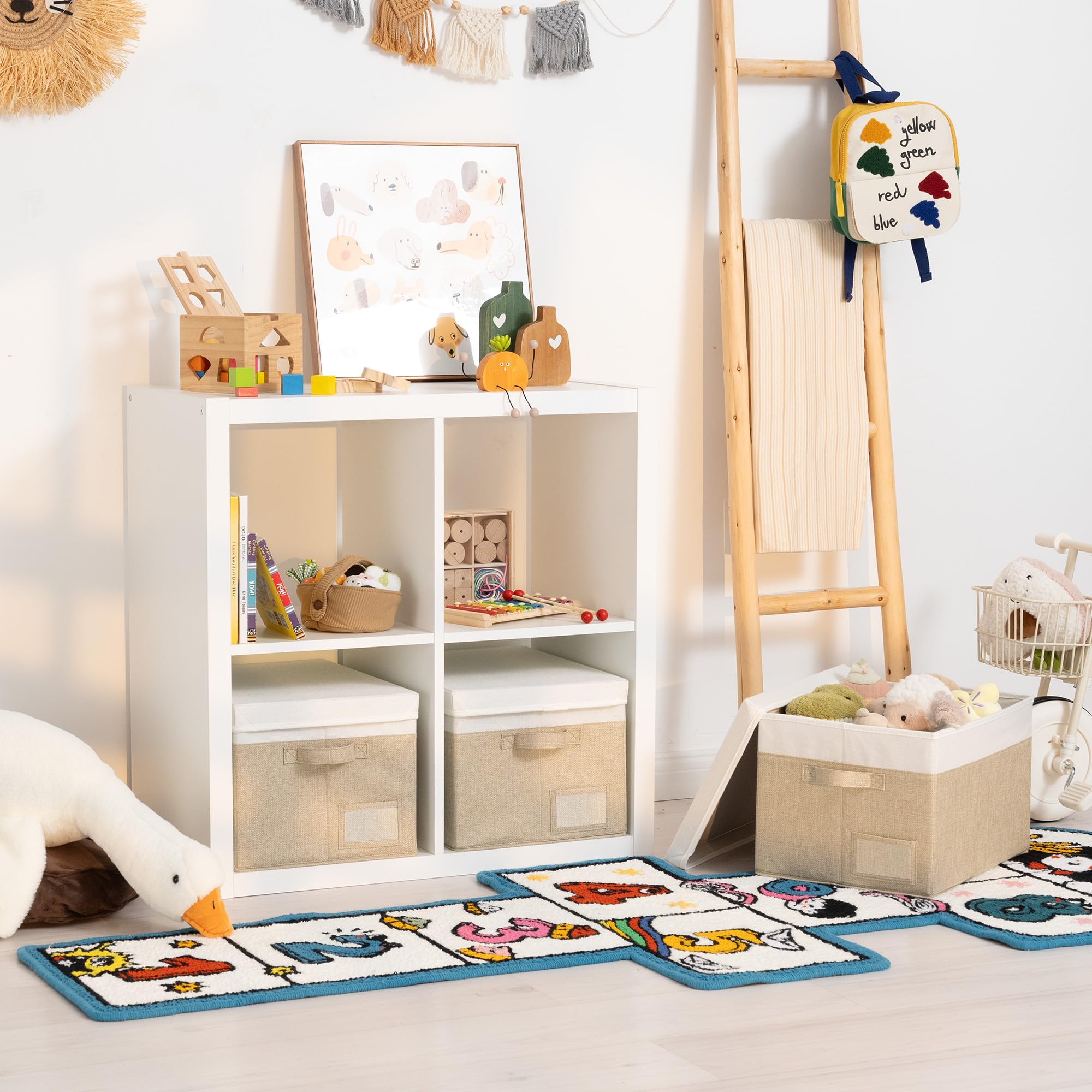 GRANNY SAYS Set di Scatole Portaoggetti con Coperchio e Organizer Armadio da Appendere
