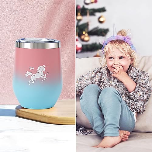 Miniatura 5 de DOZZIOR Regalos de unicornio para niñas de 6 a 8 años, ideas de regalo de cumpleaños para niñas de 6, 7, 8, 9, 10 años, canasta de regalo de