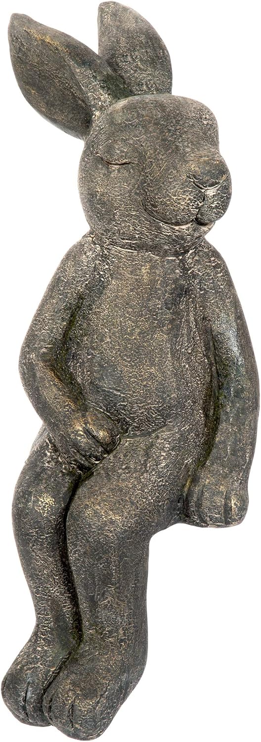 Amazon.com : Design Toscano Residing Rabbit Sitting Bunny Statue ...