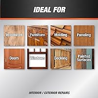 Vista 4 de Dap - Madera plástica. Relleno de madera de látex. Natural. 00581. 6 onzas, 585