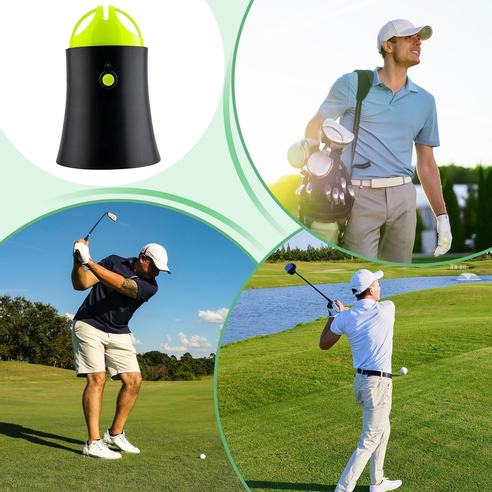 Elektroniczny znacznik do piłek golfowych Szablon Znakujący Linie Na | Elektroniczny marker linii piłki Wielofunkcyjne akcesoria golfowe dla wszystkich golfistów