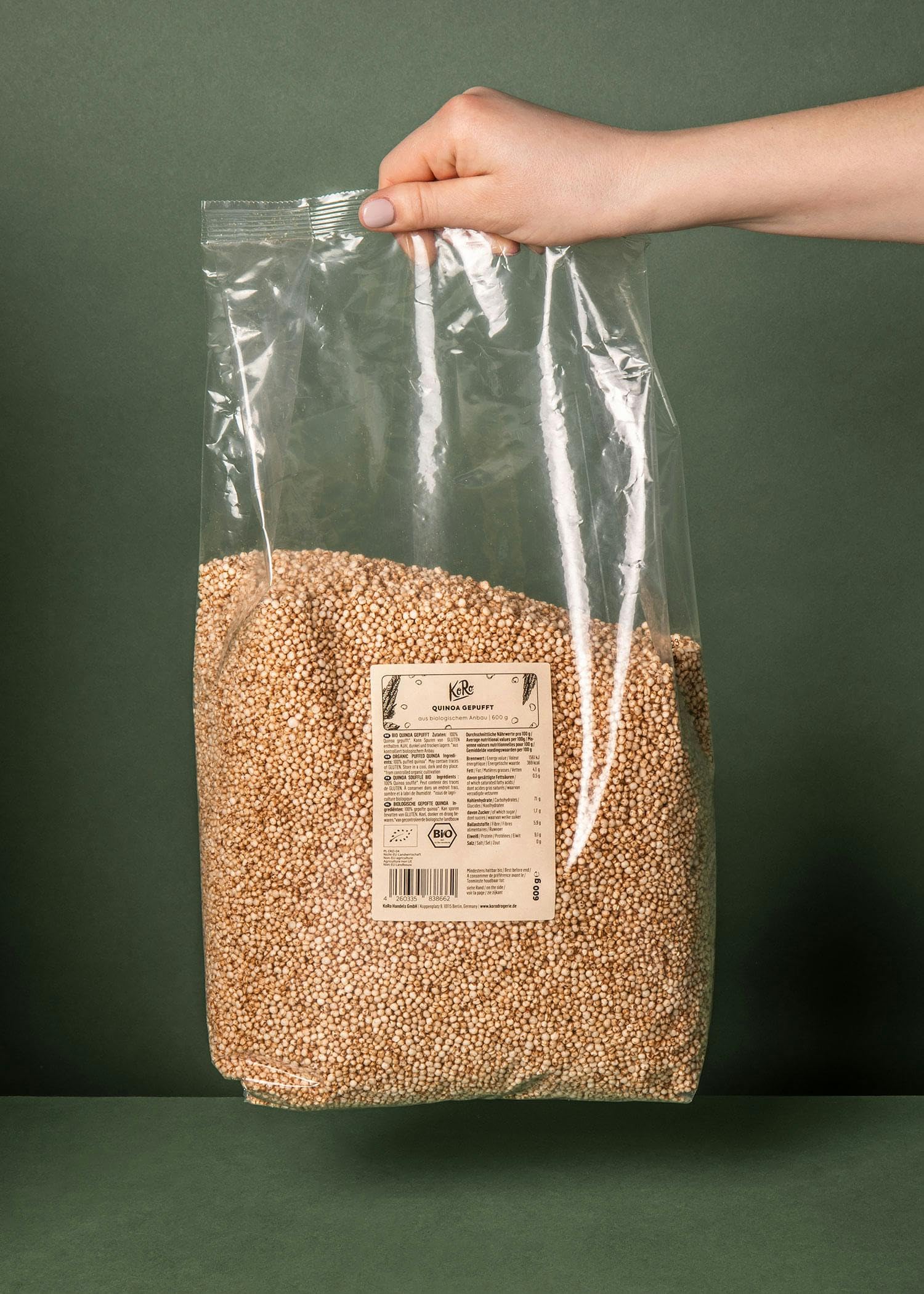 KoRo - Quinoa soufflé bio 6 x 600 g