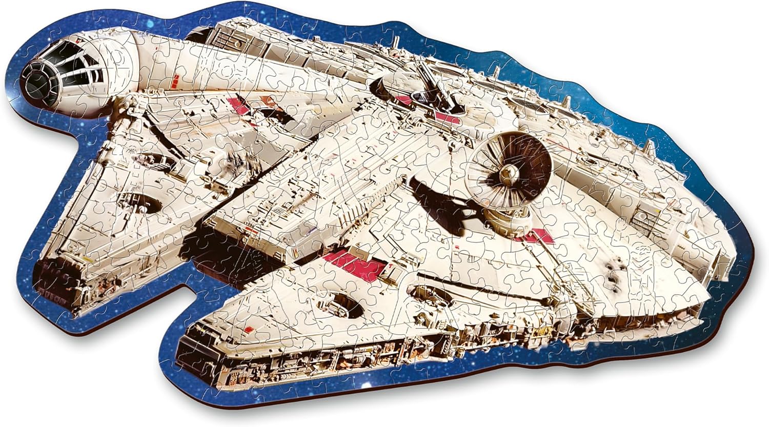 Trefl Star Wars Wood Craft 160 Piece Jigsaw Puzzle Millenium Falcon Irregular Shapes, 10 Special Puzzles, Modern Premium Jigsaw, for Adults and Children from 14 Years Old