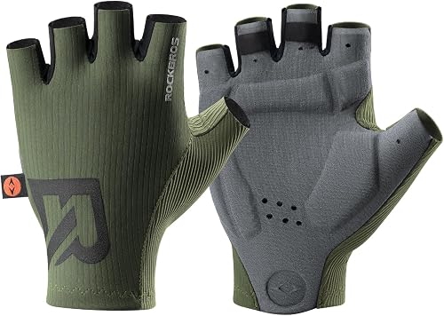 ROCKBROS Cycling Gloves Italian Elastic Double-Arrow Palm Shock-Absorbing