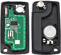 AULESSE 2 gombos Peugeot autókulcs 433 MHz PCF7961 chippes távirányító 207 307 308 408 Citroën C2 C3 C4 4