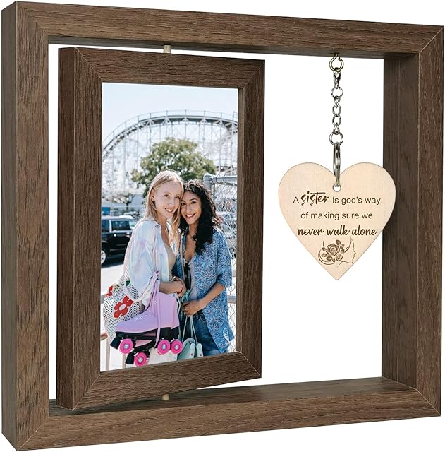 A Sister is God's Way of Making Sure We Never Walk Alone Photo Frame BFF Bestfriend Besties Birthday Graduation Gifts