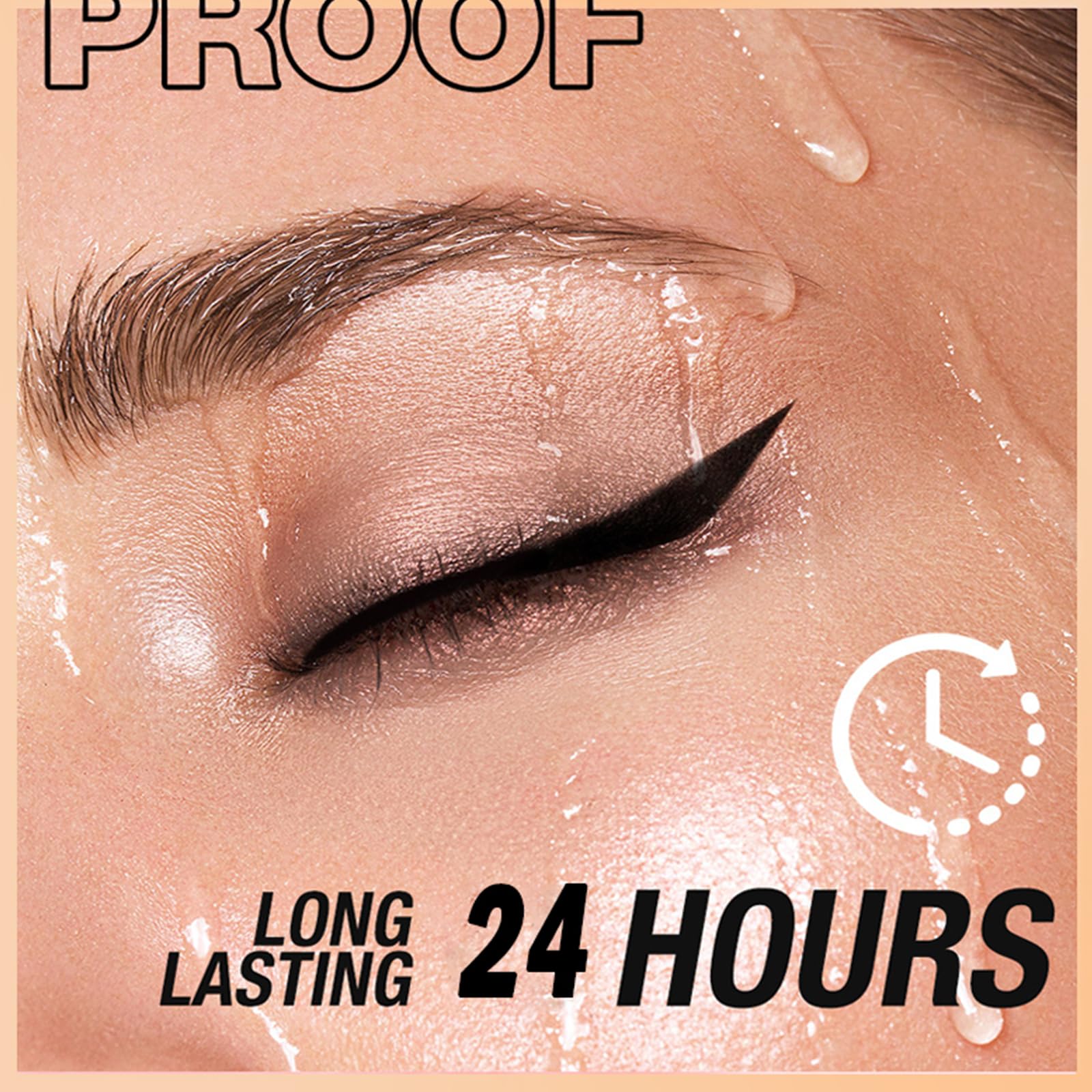 Black Gel Eyeliner Pen - Waterproof & Smudge-Proof Cat Eye Liner for Smokey Eye - Long-Lasting, 10 g (Pack of 1) - Image 4