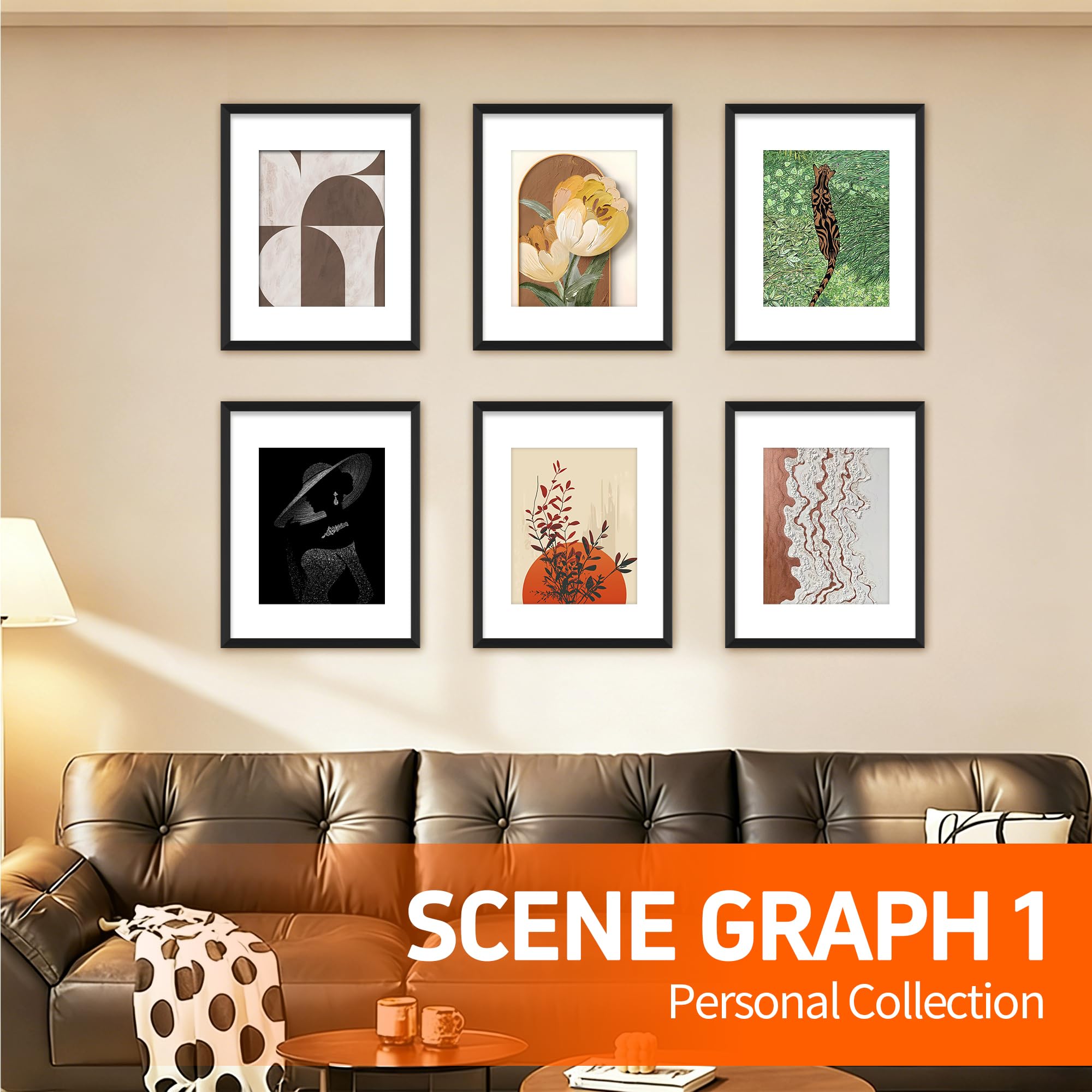 Arrow king 11x14 Black Picture Frame, Display Pictures 8x10 with Mat or 11x14 Without Mat, Wall or Tabletop Display with Stand, 1 Pack — view 5