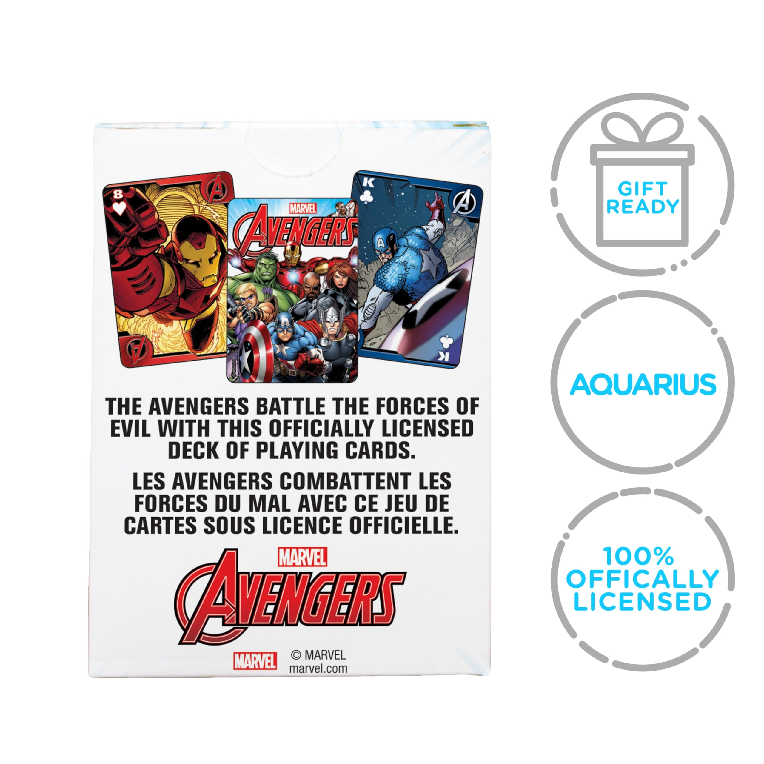 AQUARIUS Marvel Avengers Playing Cards - Avengers Themed Deck of Cards for Your Favorite Card Games - Officially Licensed Marvel Comics Merchandise & Collectibles - Image 7