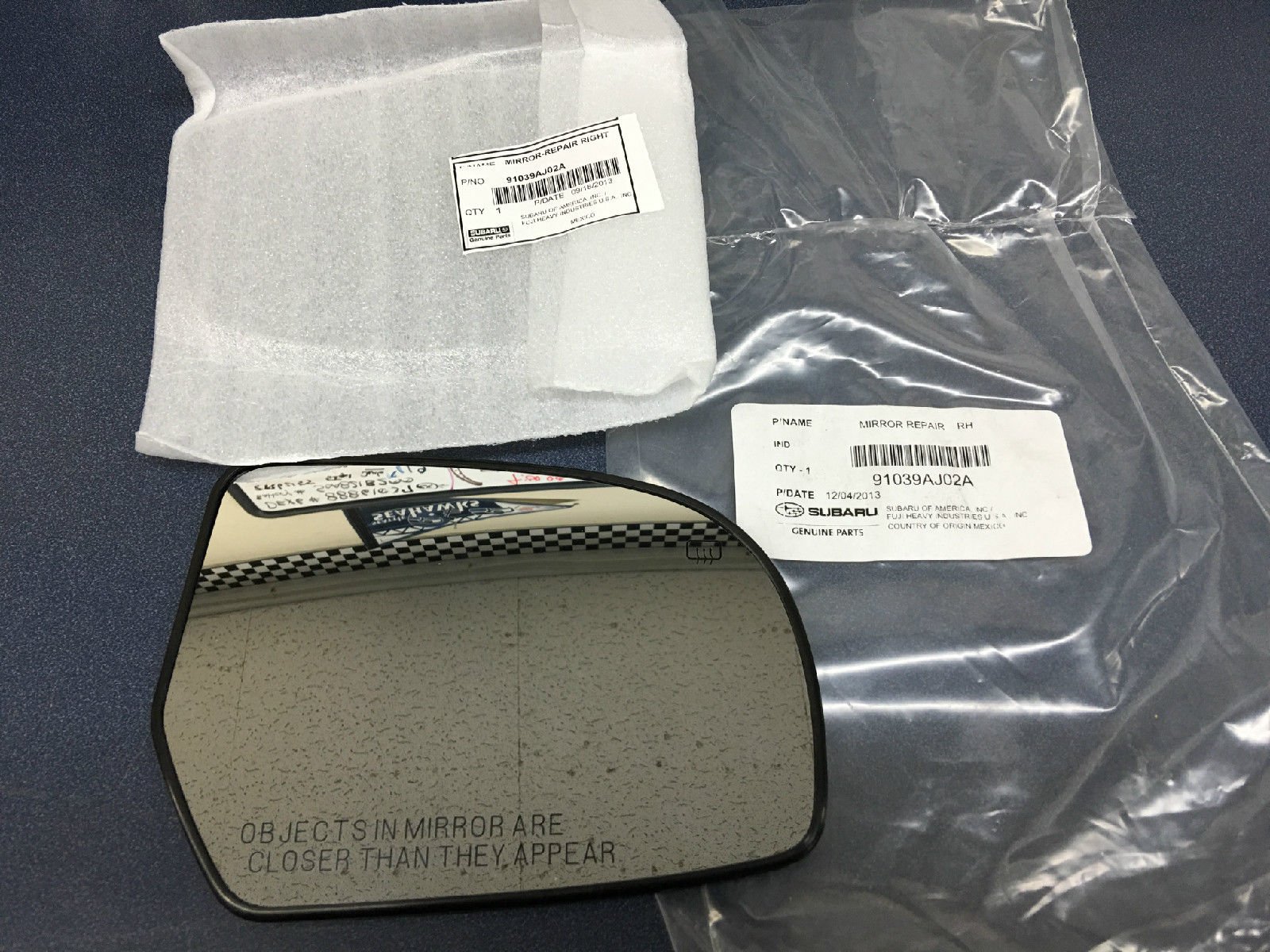 PSA9 ヨーギラス ミラー 2010 033 8 Amazon.com: Subaru 2010-14 Legacy & Outback Right Outside Mirror