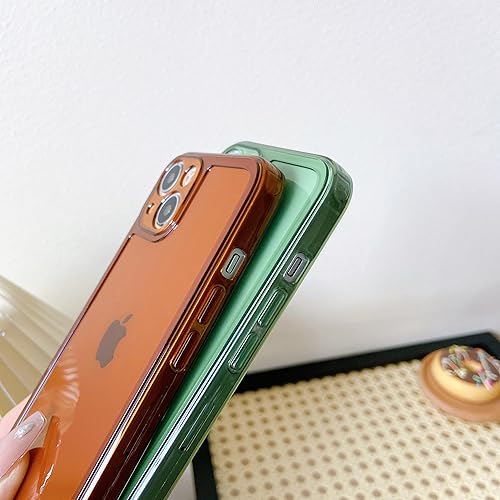 Miniatura 3 de ZTOFERA Funda para iPhone 13 6.1 pulgadas, Transparente Suave Silicona Bumper Protector Retro Color Transparente A Prueba de Golpes Caja Del