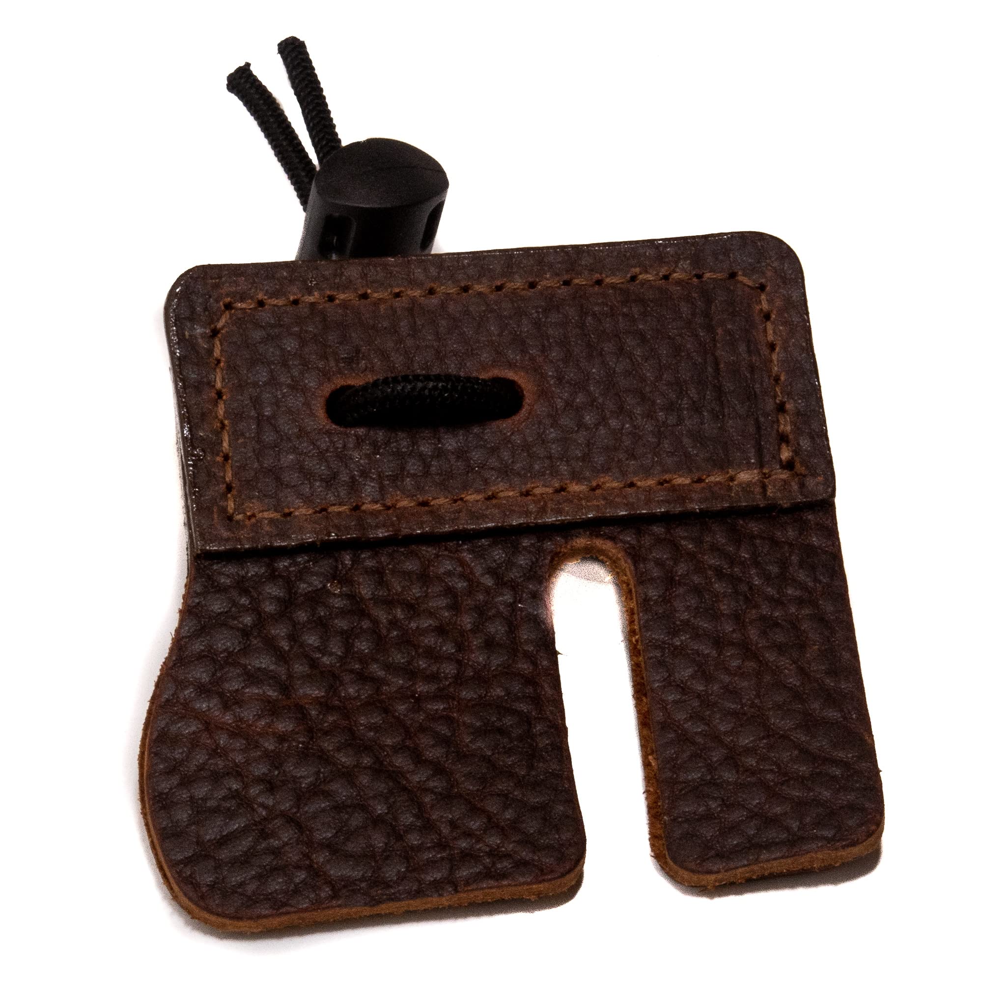 Shatterproof Archery Split Finger Archery Shooting Tab | Real Leather | Made in USA