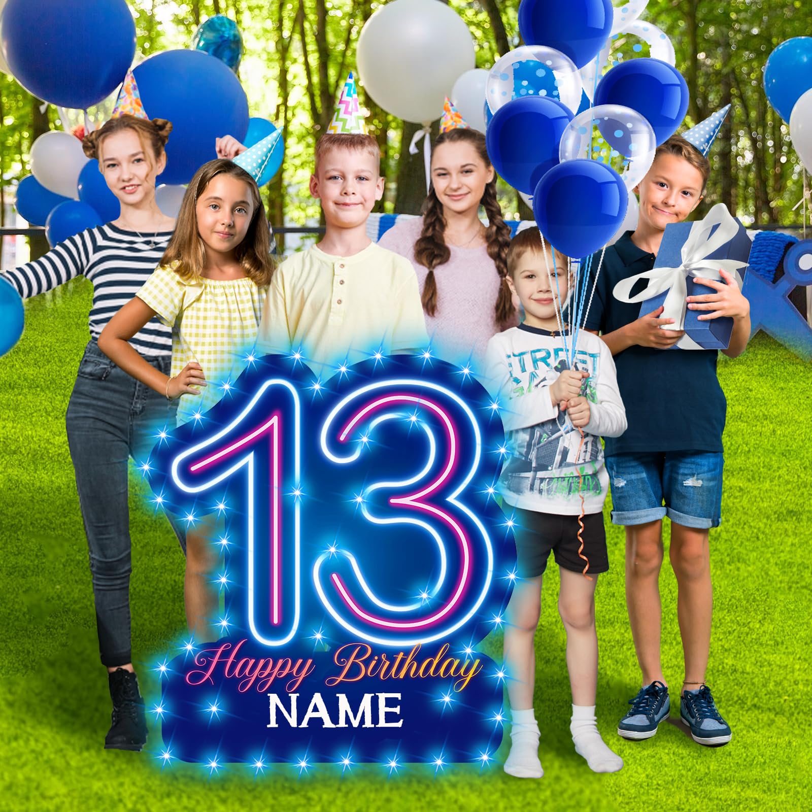 Amazon.com : 27.5 Inch Neon 13 Happy Birthday Large Yard Signs for Teenager Birthday Decorations Personalized Name 13th Birthday Lawn Sign Blue LED Happy Birthday Yard Sign with Stakes for Outdoor Celebrations : amazon-com-27-5-inch-neon-13-happy-birthday-large-yard-signs-for-teenager-birthday-decorations-personalized-name-13th-birthday-lawn-sign-blue-led-happy-birthday-yard-sign-with-stakes-for-outdoor-celebrations