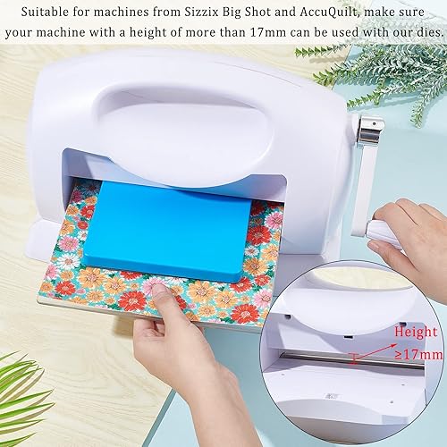 Miniatura 6 de SUPERDANT Troqueles de flores de corte de cuero para boda, troquelados de madera, plantilla de molde de corte de tela, álbum de recortes, álbum de