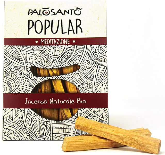 PALOSANTO - Palo Santo Sticks Popular Ayabaca Premium Quality from Peru - Natural Incense Sticks for Stress Relief and Meditation - Palo Santo Wood Wild Harvested & Sustainably Sourced 8 Sticks