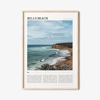 Bells Beach Travel Poster, Bells Beach Wall Art, Poster Print Photo Decor Victoria Australia Wall Print Art,189