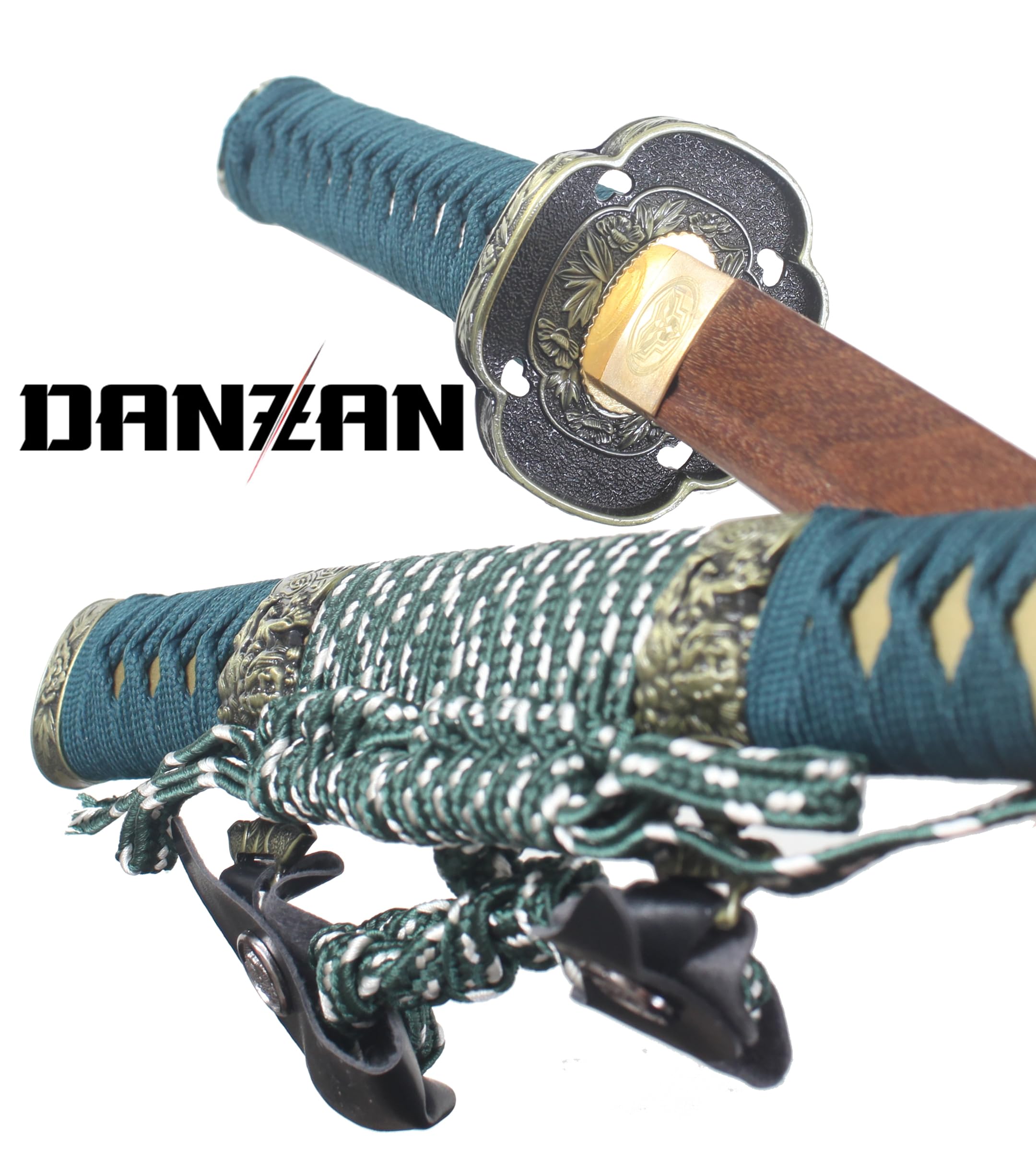 Danzan Katana Japonais en Bois Lame en Bois Sabre Epee Samourai Katana Hana - Lame Bois Wenge - DAN-WD-610-GR