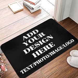 Amazon.com: Custom Rug Personalized Area Rug 2x3,Add Your Own Logo ...