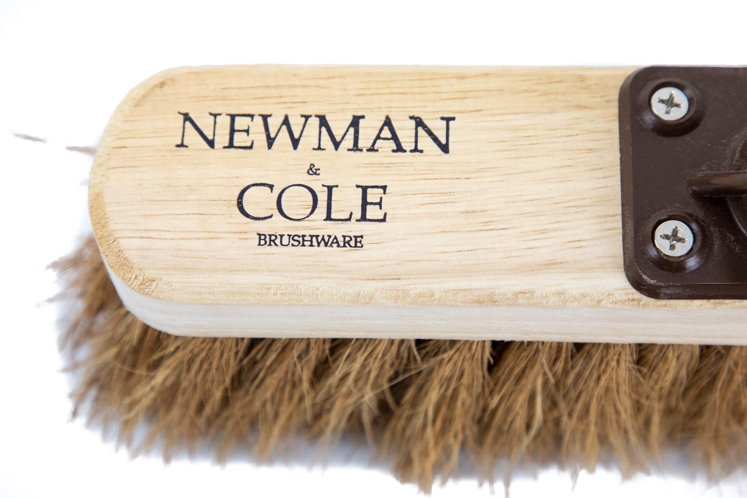 Buy Newman and Cole 12" Wooden Broom Head with Soft Natural Coco