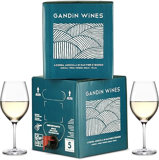 Bag in Box vino Sauvignon 5L + Bag in Box vino Chardonnay 5L - Vigne di Giulia