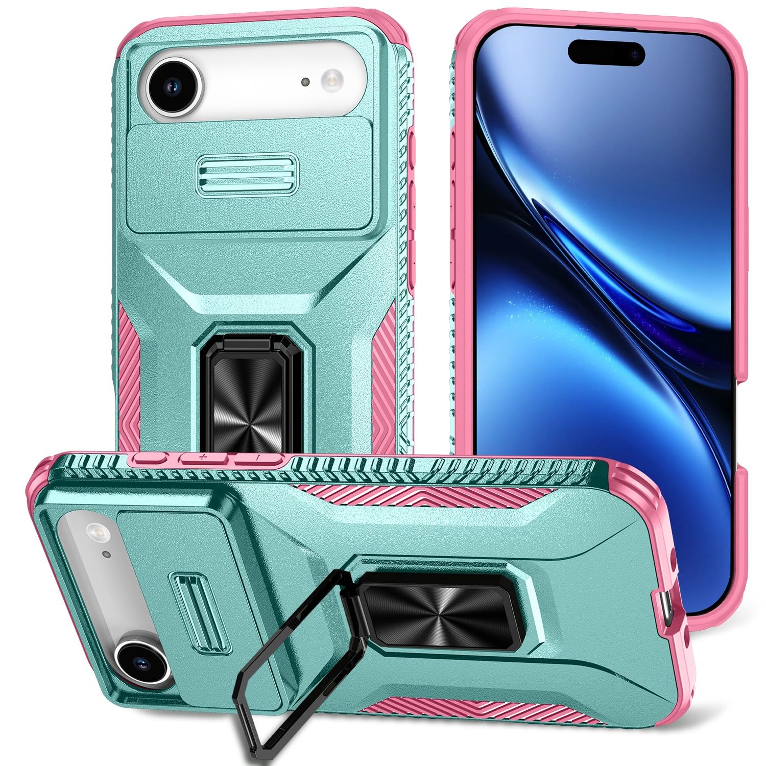 Coque iPhone 17 Air verte silicone pour vos sorties et vidéos - 8
