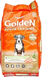 Ração Golden Power Training Filhote para Cães Sabor Frango e Arroz, 15kg Premier Pet Para Todas Grande Filhotes,