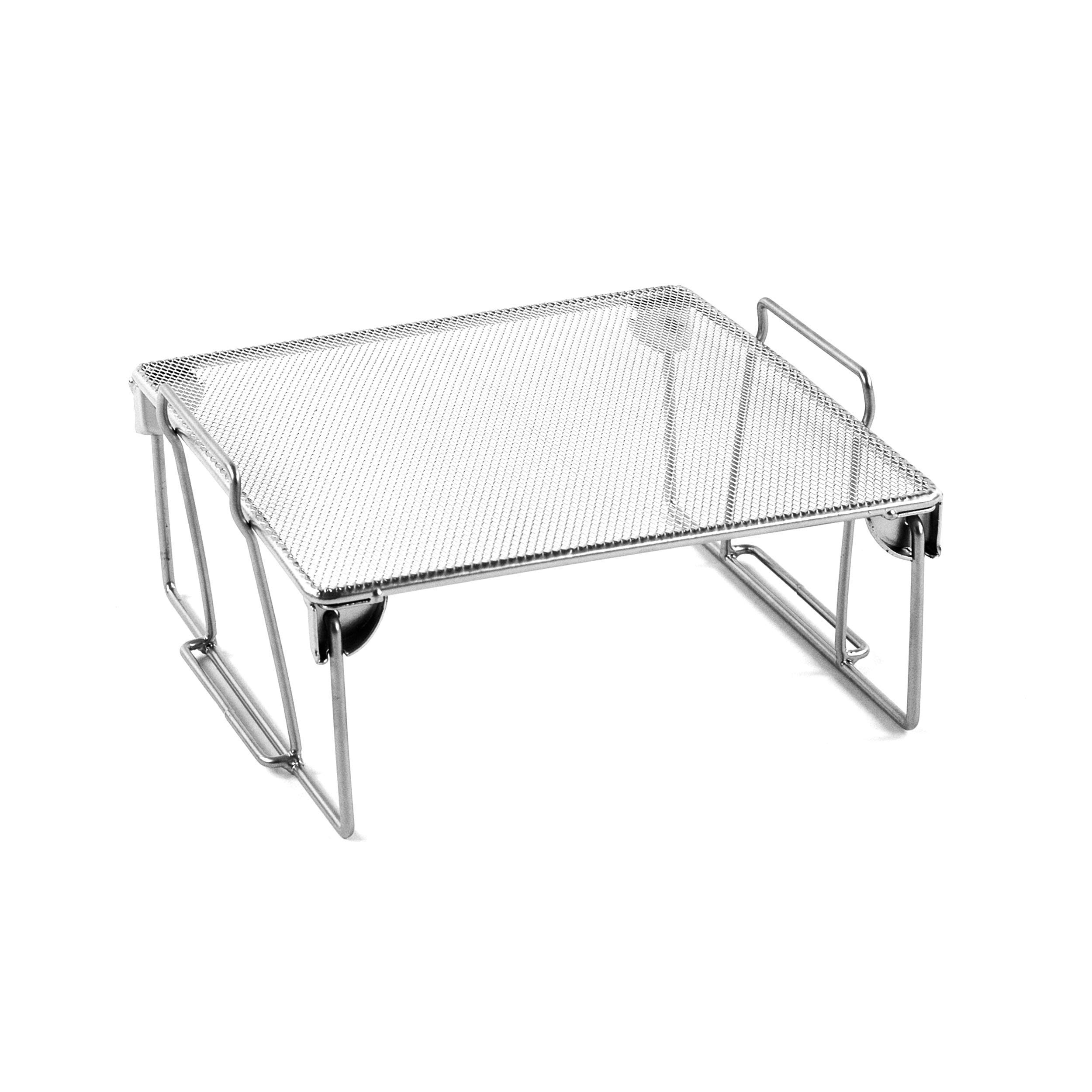 Amazon.com: Design Ideas Stuff Shelf, Mesh, Small, Silver : Home & Kitchen