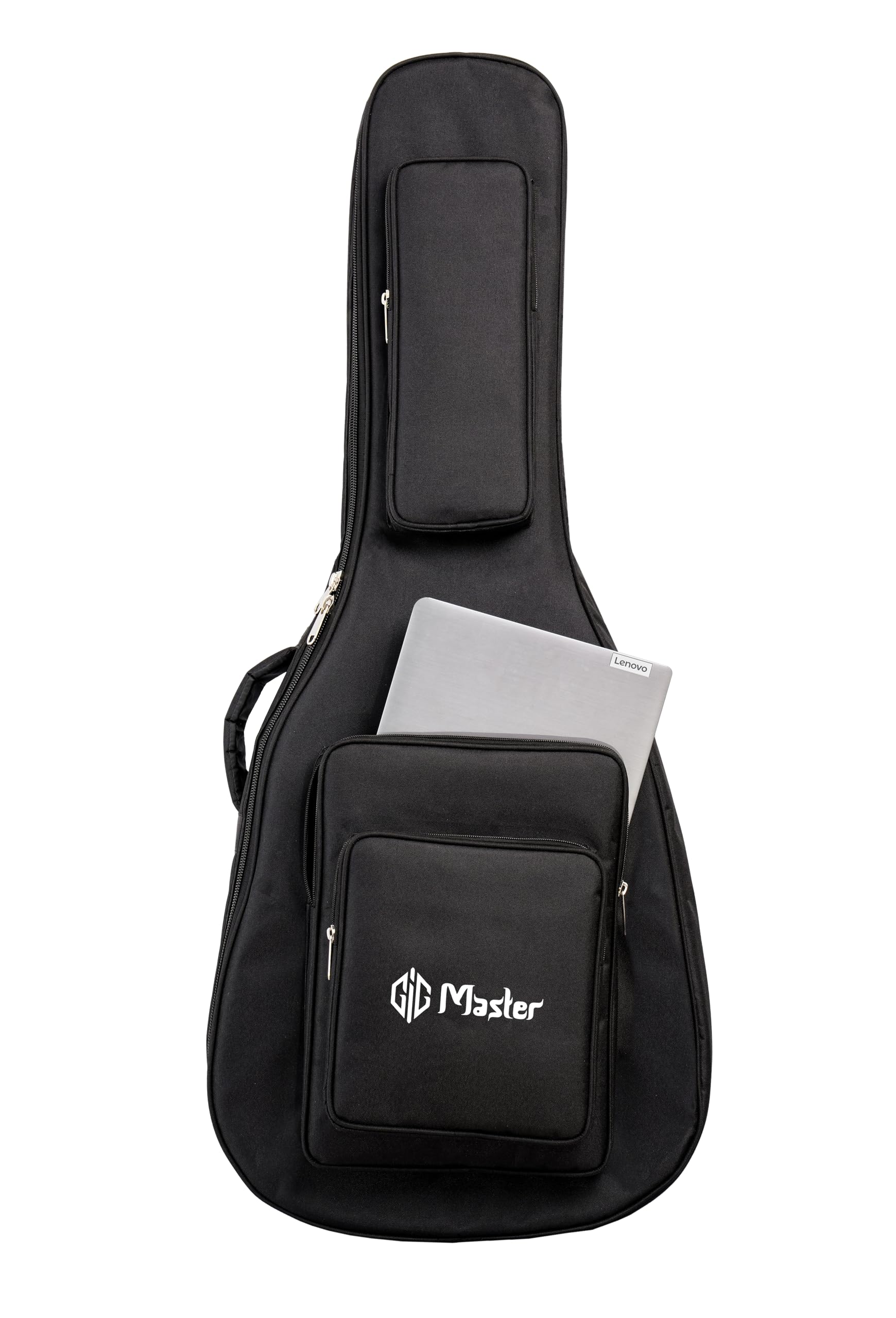GIG Master Heavy Padded Acoustic Guitar Bag for 38; 39; 40; 41; 42 Inches Guitar Like - Fender; Yamaha; Cort; Ibanez; Xtag; Ashton; Kadence; Vault; Hobmer; Givson; KAPS; Rocks(Black)-image-9