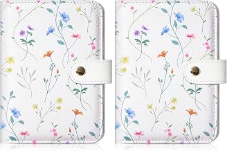 CASMONAL 2 Pack Passport Holder for Travel Essentials, RFID Blocking Passport Cover Case for Women Men, Cute Family Passport Wallet & Credit Card Holder, Ditsy Floral