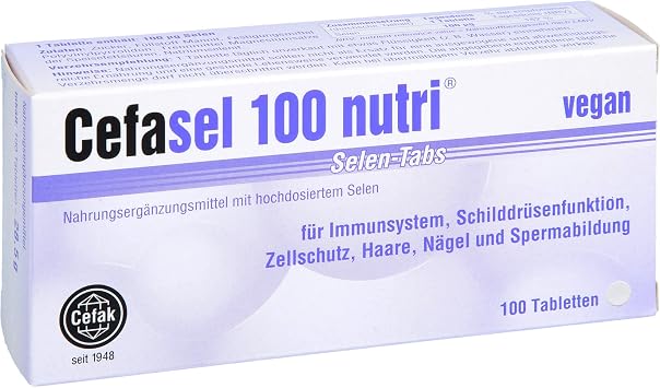 Cefasel 100 nutri Selen-Tabs 100 pcs tablets