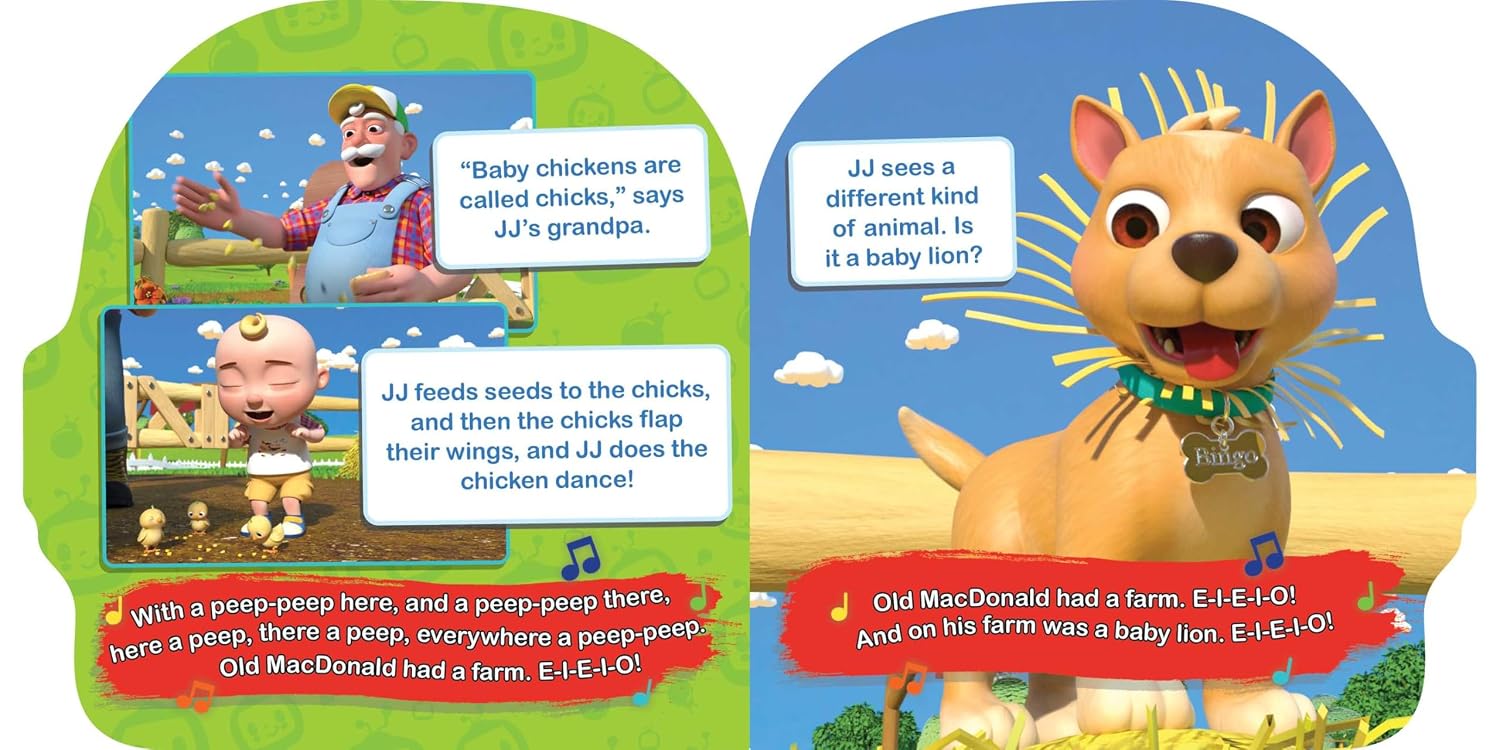 Old MacDonald Had a Farm (CoComelon)      Board book – August 27, 2024