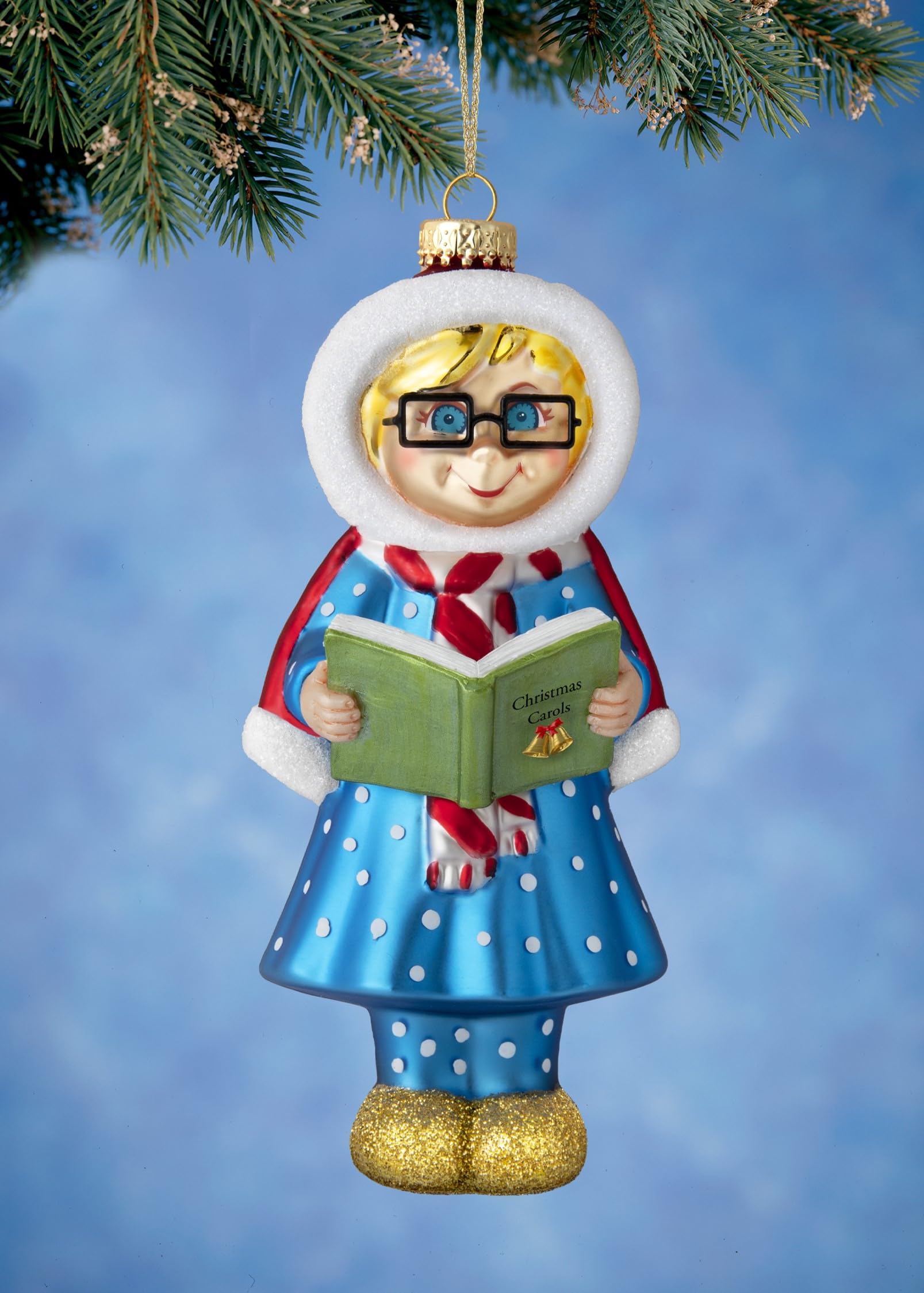 Amazon.com: The Ashton-Drake Galleries Mrs. Beasley Glass Ornament