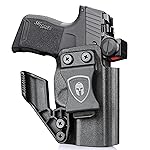 WARRIORLAND IWB Kydex Holster, Exclusively and Solely Fit for Sig P365 /P365X /P365 SAS Only, Not for P365XL /P365-XMACRO or Other P365 Models, Appendix Conceal Carry, Adj. Posi-Click Retention & Cant