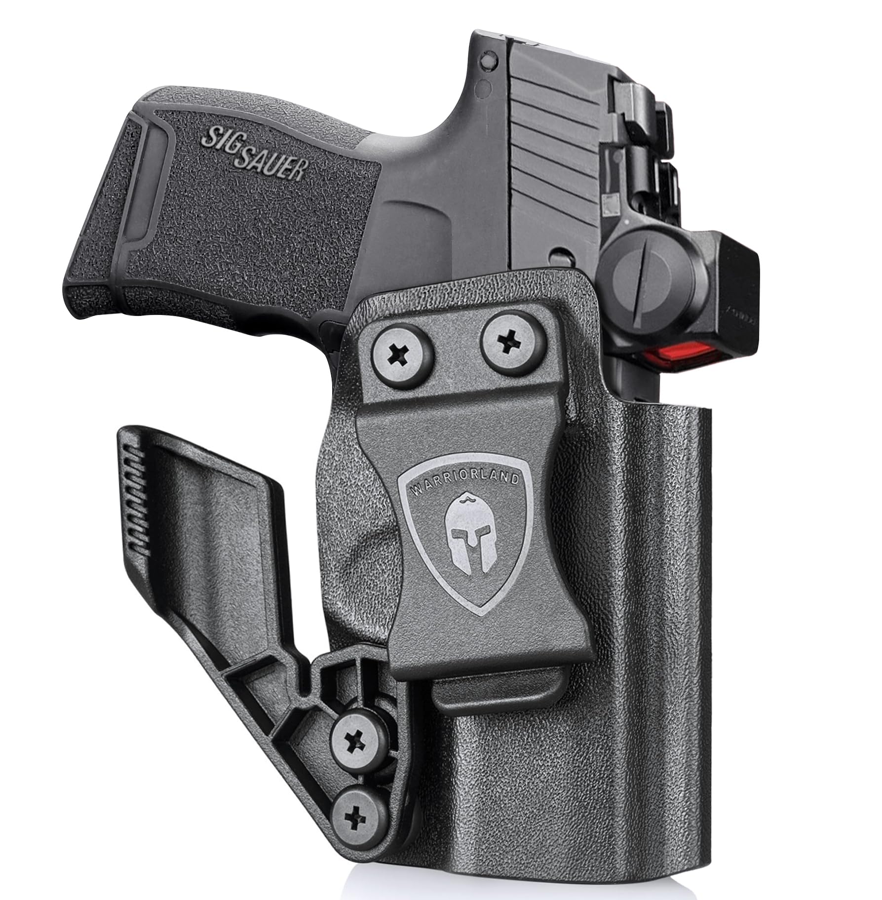WARRIORLAND IWB Kydex Holster Optic Cut &Claw, Select Fit Glock 17/19/ 19X/ 43X/ 26/MOS, P365/P365X/ P365XL/ P320, Hellcat Pro/Echelon/Hellcat, Bodyguard 2.0, G2C/G3C, Shield Plus/EZ, M&P 9/.40 &More