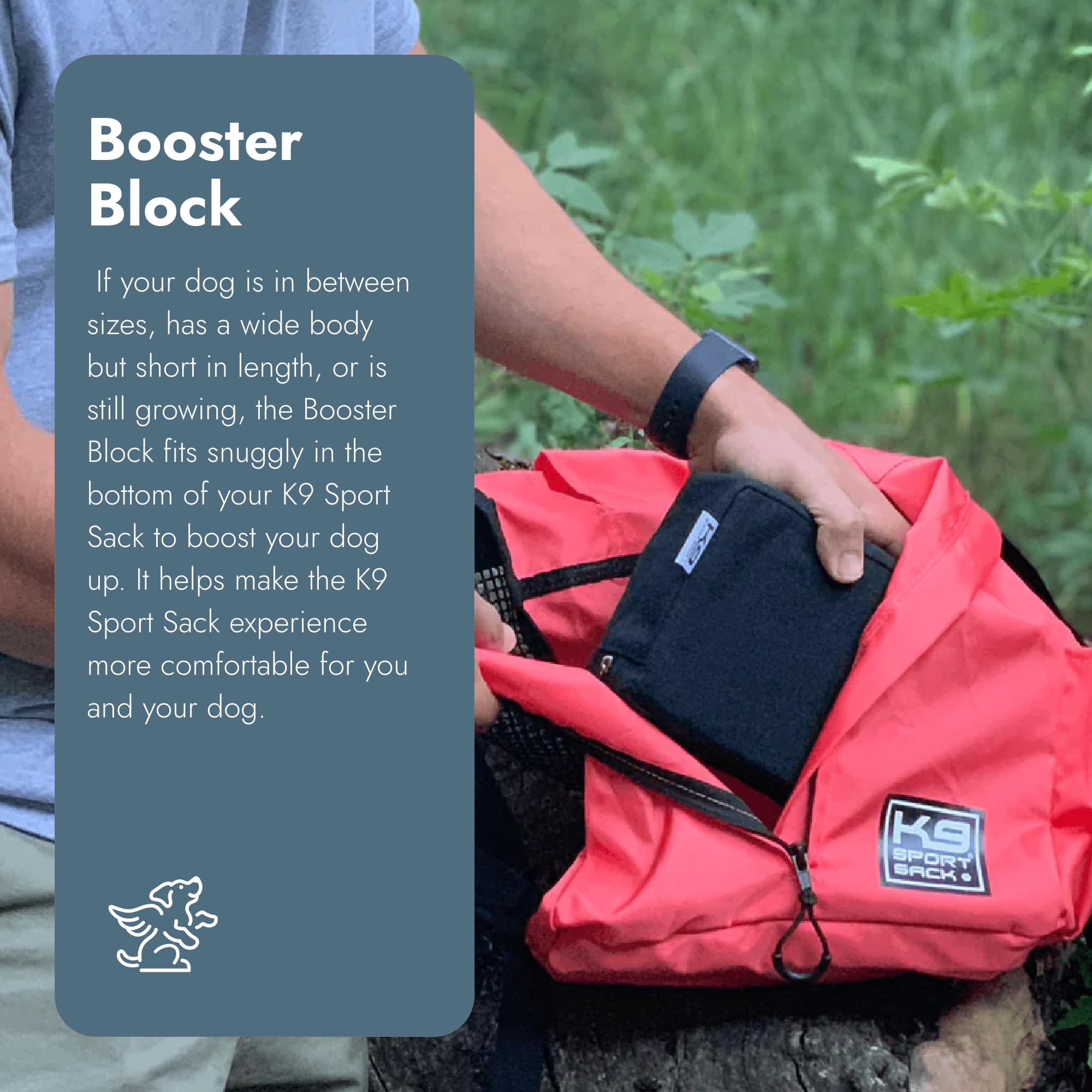 Amazon.com : K9 Sport Sack Booster Block, X-Small/Small - Dog