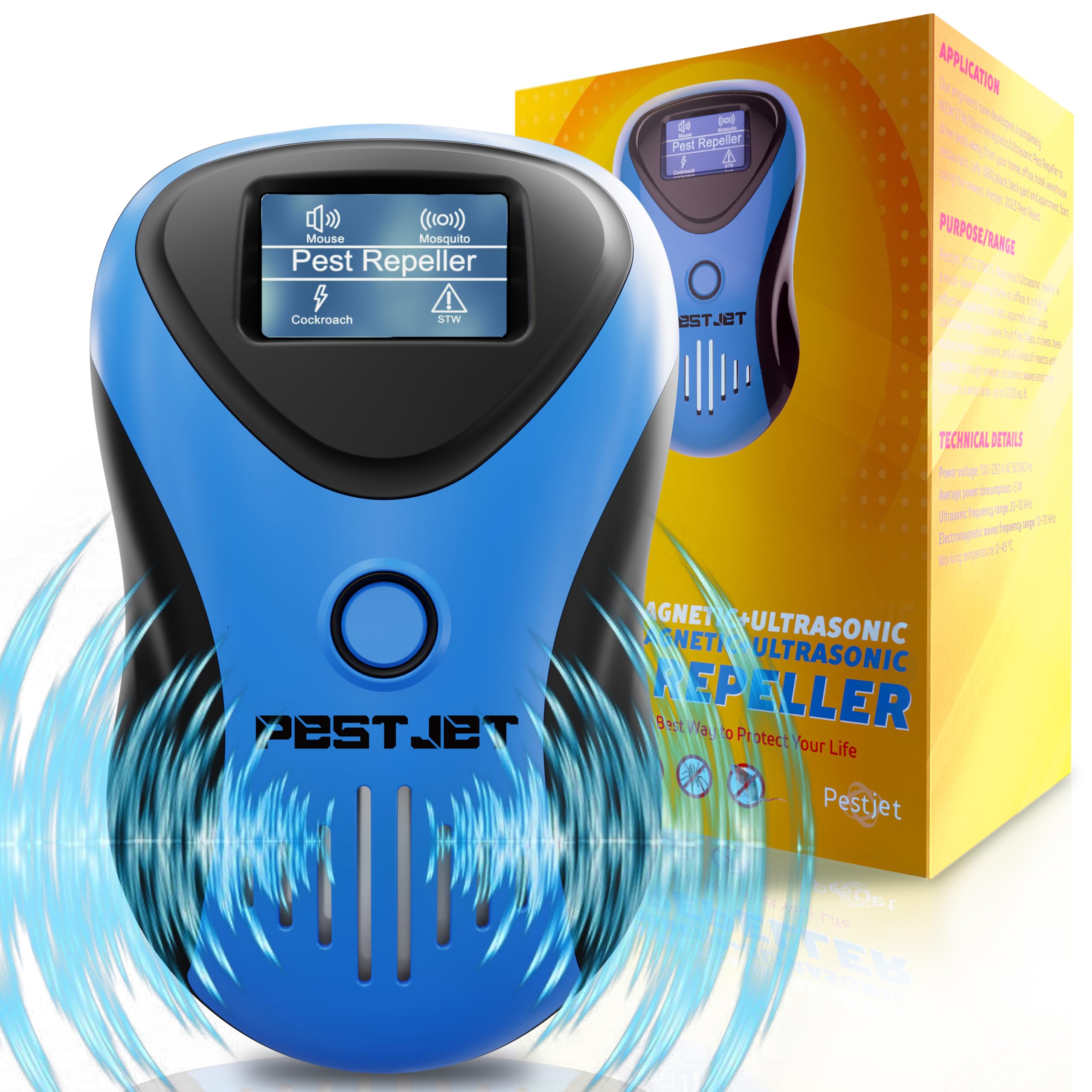 PESTJET LED Display Pest Repeller
