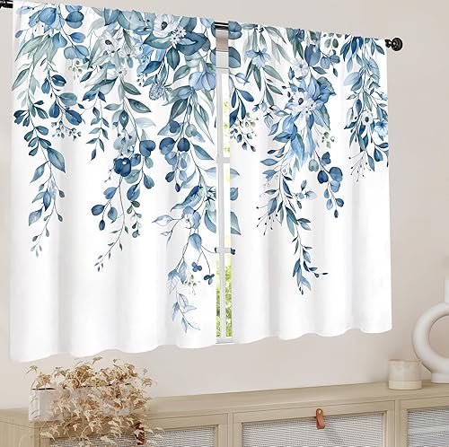 Miniatura 9 de Famiffty Cortinas abstractas de cocina negras y grises con bolsillo para barra, modernas, neutrales, en blanco y negro, contemporáneas, pequeñas,