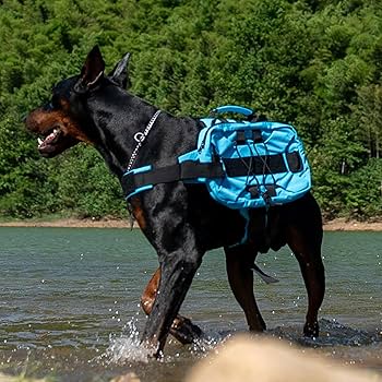 Large Dog Backpack, Outdoor Hound Saddle Bag Dog Pack With Side Pockets For Small Medium Large