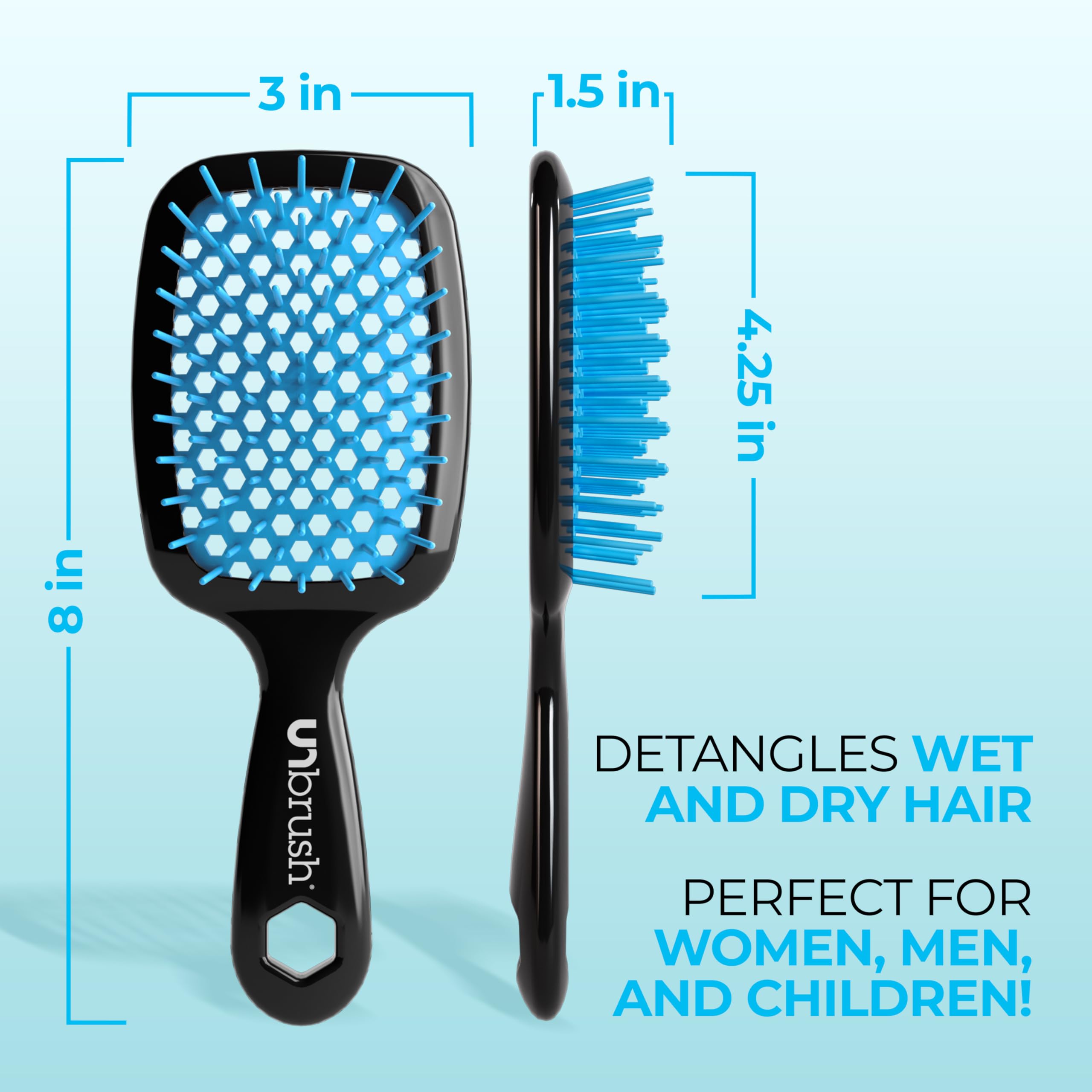 FHI Heat UNbrush Detangling Saç Fırçası, Okyanus Mavisi