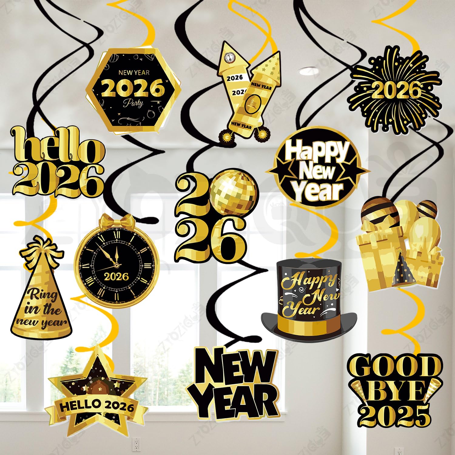 2026 new year decoration⁂ しめ縄飾り Zyozique ® Happy New Year