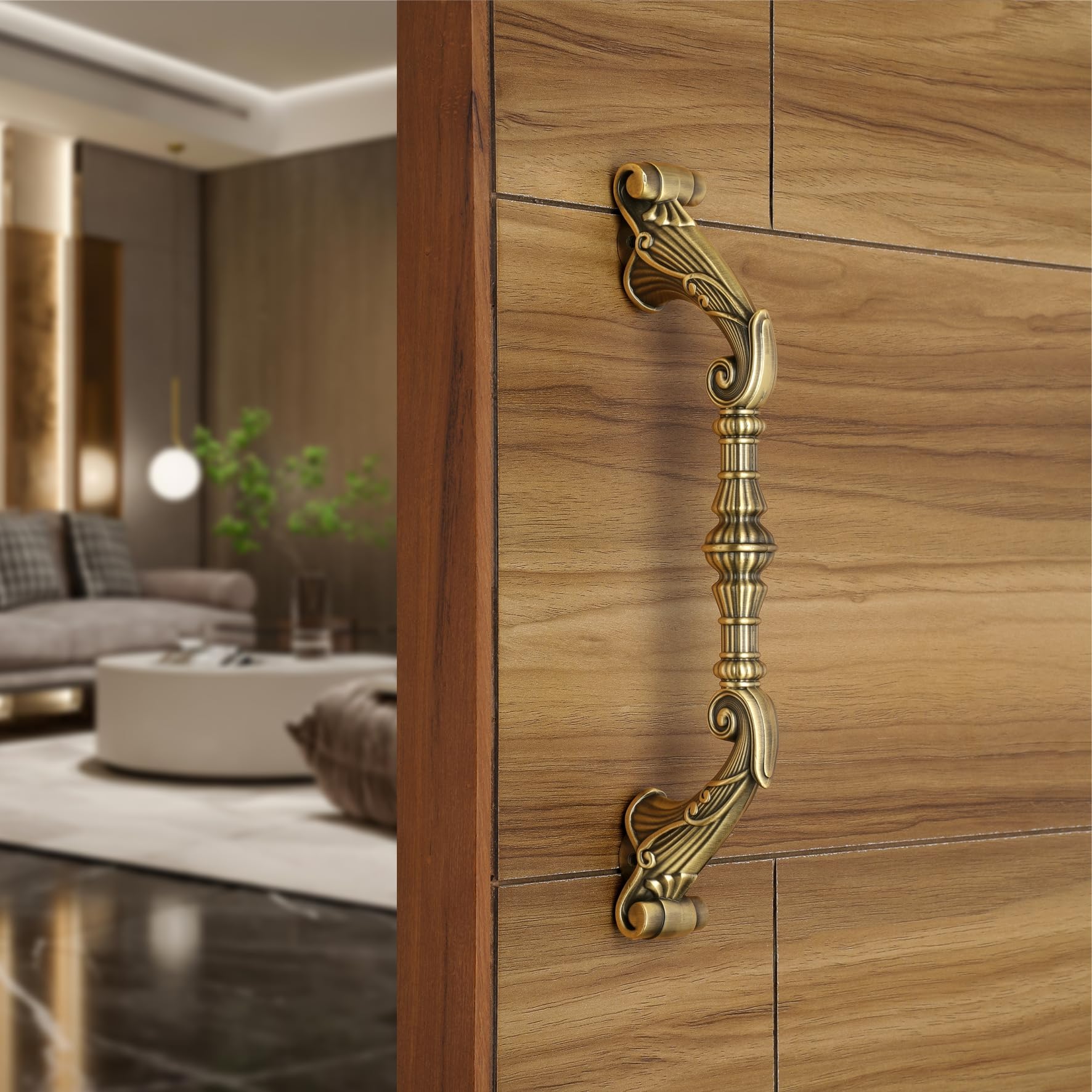 LAPO Zinc Dhanush Door Pull Handle For Main Door | Main Door Handle | Wooden & Glass Door Handle | Door Handle (8 Inches-Pack Of 1) Antique Finish | 3 Years Warranty (B0BRJ1VYJB) Amazon Price History, Amazon Price Tracker